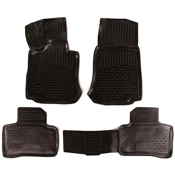 SIXTOL 3D Gumové koberce Mercedes GLC (X253/C253), 2015-