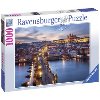 Puzzle Praha v noci 1000 dílků