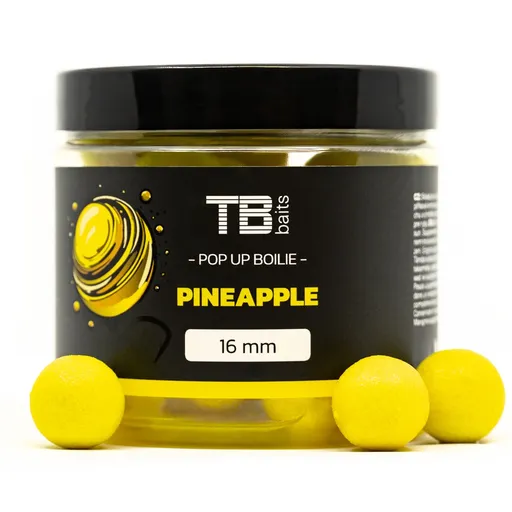 Tb baits plovoucí boilie pop-up pineapple + nhdc 65 g-12 mm