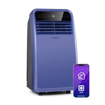 Klarstein Metrobreeze New York Smart 7k, mobilní klimatizace, 7.000 BTU / 2,1 kW, energetická třída A, dálkové ovládání