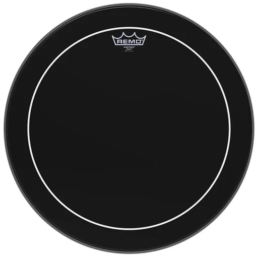 Remo 22" Pinstripe Ebony