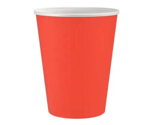 Kelímky červené 250 ml - 6 ks - GoDan