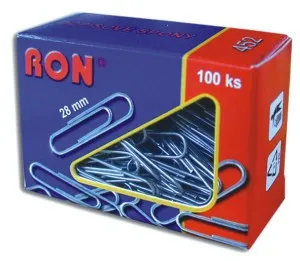 Dopisní spony 28mm 452 100ks Ron