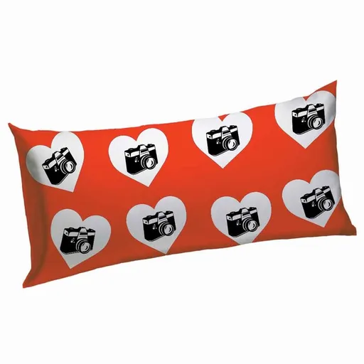 IMPAR Polštář s vlastní fotkou Srdce 65x30 cm