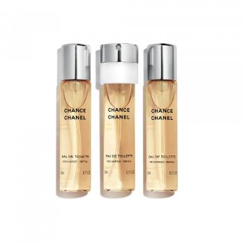 CHANEL Chance Toaletní voda v otočném rozprašovači - EAU DE TOILETTE 3X20ML 3x 20 ml