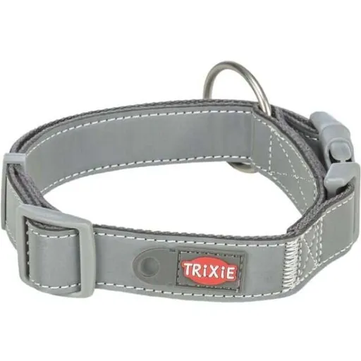 TRIXIE PREMIUM REFLECT M/L Reflexní obojek, šedá, velikost