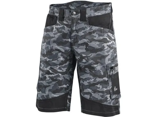 Canis (CXS) Pánské pracovní kraťasy CXS SOLIS FLEX - Maskáčová / černá | 50