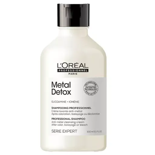 L'Oréal Professionnel Šampon pro barvené a poškozené vlasy, pro lesk vlasů, déletrvající barvu, bohatá textura Serie Expert Metal Detox (Professional