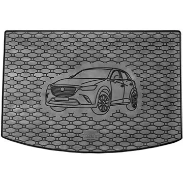 ACI MAZDA CX-3, 15- gumová vložka do kufru s ilustrací vozu černá (horní poloha) (2791X01C)