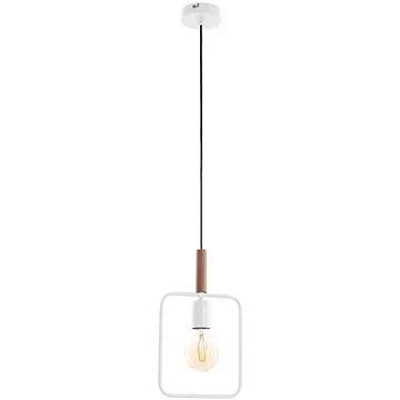Lustr na lanku FRAME 1xE27/60W/230V bílá (117847)
