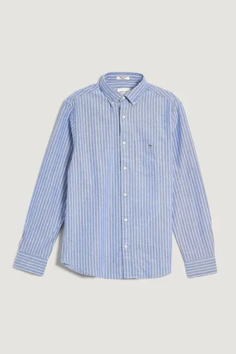 KOŠILE GANT REG CLASSIC OXFORD STRIPE SHIRT COLLEGE BLUE