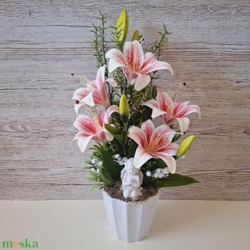 Sírdísz liliommal  III.