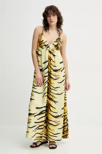 Hedvábné šaty Nanushka DELPHY