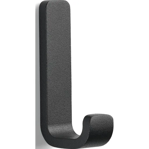 Háček na zeď RIM 8 cm, černá, hliník, Zone Denmark