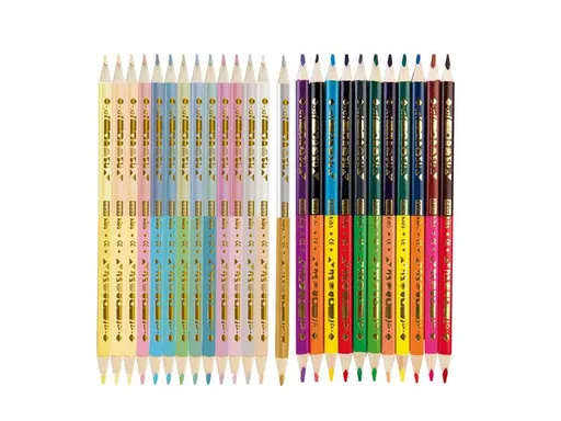 Pastelky trojhranné  EASY Twin oboustranné 24ks