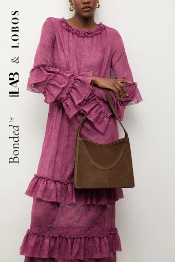 Semišová kabelka Bonded by Answear.LAB & LOBOS