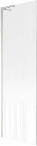 MEXEN/S Next L vanová zástěna FIX 60 x 150, proužky, nikl kartáčovaná 895-060-000-03-09-97