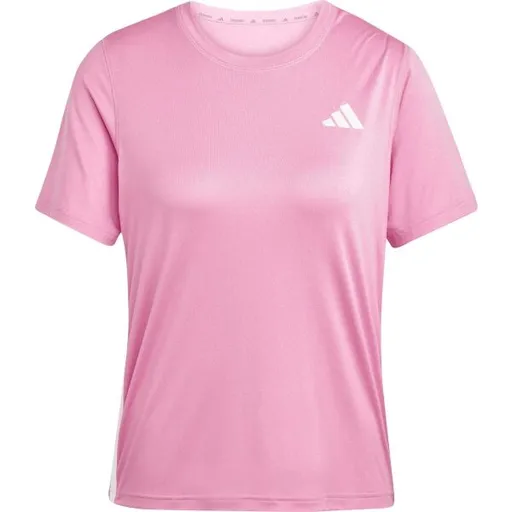 adidas WE 3-STRIPES CREW TEE Dámské triko, růžová, velikost