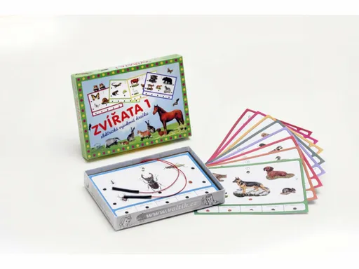 Zvířata 1 - společenská hra na baterie v krabici