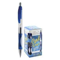 Gelové pero Junior 205A plast 0,5mm modré tělo čiré