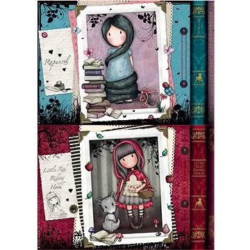 Puzzle Santoro: Locika a Červená Karkulka 2x100 dílků (8412668178229)