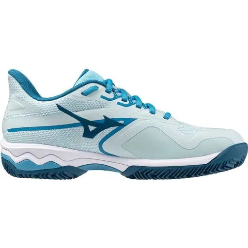 Mizuno WAVE EXCEED LIGHT 2 CC W Dámská tenisová obuv, světle modrá, velikost 40.5