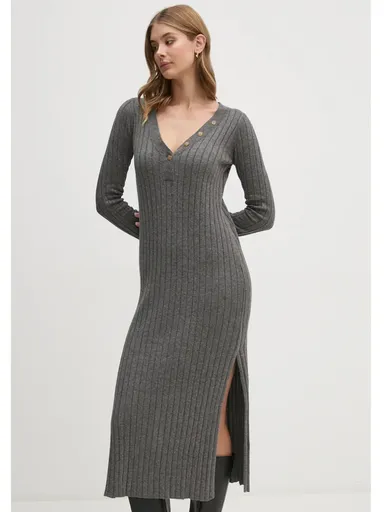 Pepe Jeans dámské šedé šaty Isabel PL953586963 L