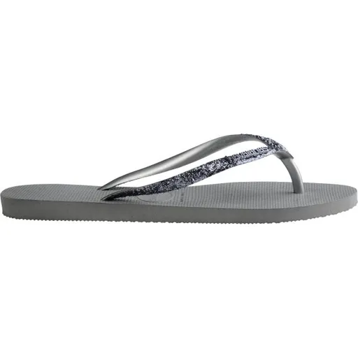 HAVAIANAS SLIM GLITTER II Dámské žabky, šedá, velikost 43/44