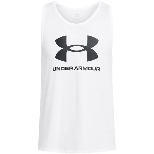 Under Armour SPORTSTYLE Pánské tílko, bílá, velikost