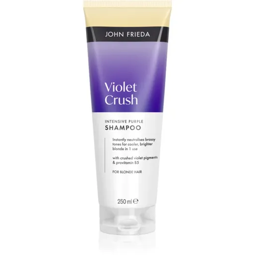 John Frieda Violet Crush Intense Purple Shampoo fialový šampon pro blond vlasy 250 ml