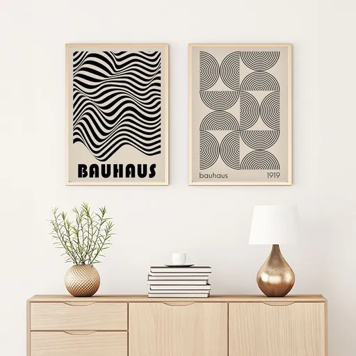 Dekorativní rámovaný obraz z MDF (2 kusy) Huhu247 - 50 x 70