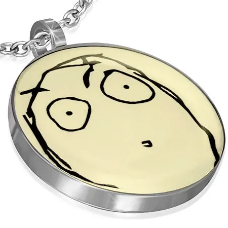 Přívěsek MEME FACE - SURPRISED OPEN MOUTH