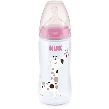 NUK FC+ láhev s kontrolou teploty 300 ml, růžová (BABY3513c)