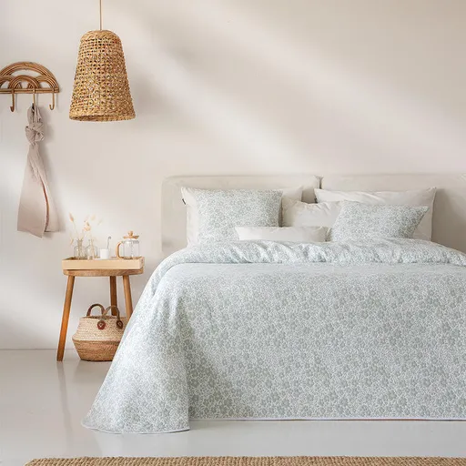 Přehoz na postel DITA zelená dvojlůžko