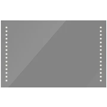 Koupelnové zrcadlo s LED diodami, nástěnné, 100 x 60 cm (D x V) (240513)