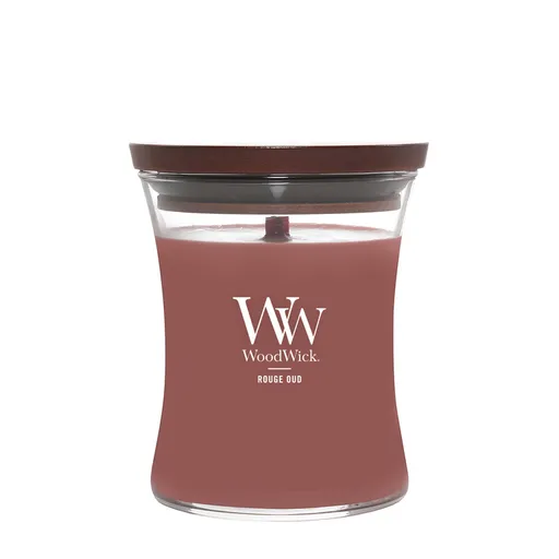 WoodWick Vonná svíčka váza střední Rouge Oud 275 g