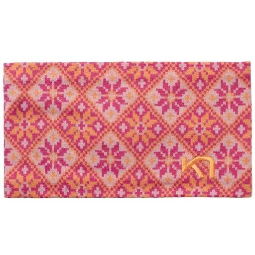 KARI TRAA ROSE Dámská merino čelenka, růžová, velikost UNI