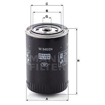 MANN-FILTER W940/24 (W940/24)