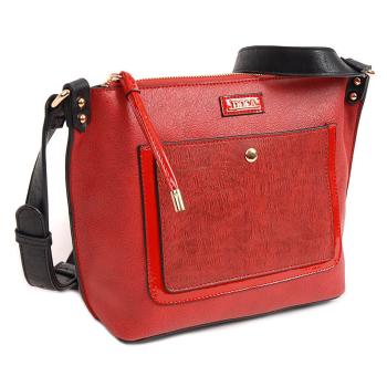 Dámská crossbody kabelka Doca 13949 - červená