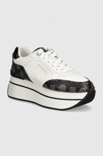 Sneakers boty Guess CAMRIO7 bílá barva, FLTCAM ELE12