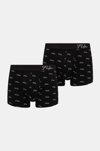 Boxerky Fila 2-pack pánské, černá barva, FU5270/2