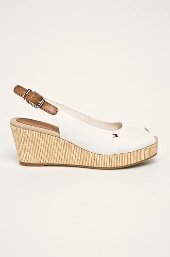 Sandály Tommy Hilfiger ICONIC ELBA SLING BACK WEDGE FW0FW04788