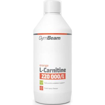 GymBeam L-Carnitine 220 000 mg/l spalovač tuků příchuť Orange 500 ml