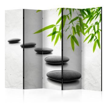 Paraván Zen Stones Dekorhome 225x172 cm (5-dílný)