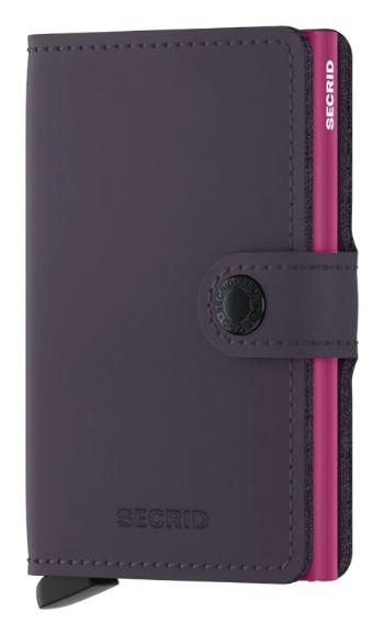 Secrid Miniwallet Matte Dark Purple-Fuchsia