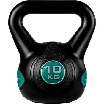 MOVIT 66834 MOVIT Kettlebell činka - 10 kg, černá/petrolejová