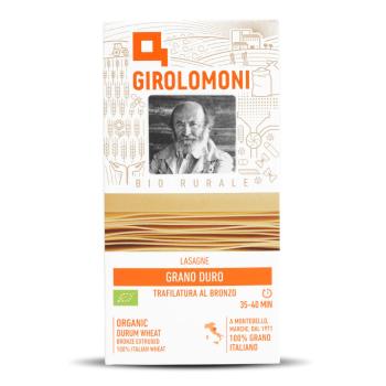 Těstoviny lasagne semolinové  500 g BIO   GIROLOMONI