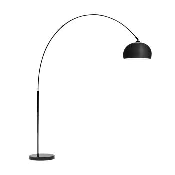 Blumfeldt Nael, oblouková lampa, stříbrné stínítko, mramorová základna, E27, síťový kabel: 2 m