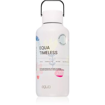 Equa Timeless nerezová láhev na vodu malá barva Flower Power 600 ml