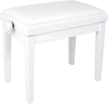 Grand HY-PJ023 Dřevěná stolička ke klavíru White Gloss
